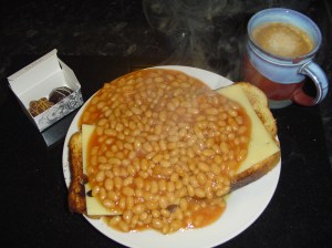 Beans on Toast, Chocs and Coffee