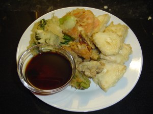Tofu and Vegetable Tempura