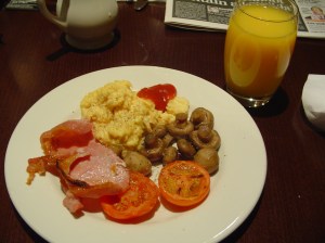 Village Breakfast and OJ